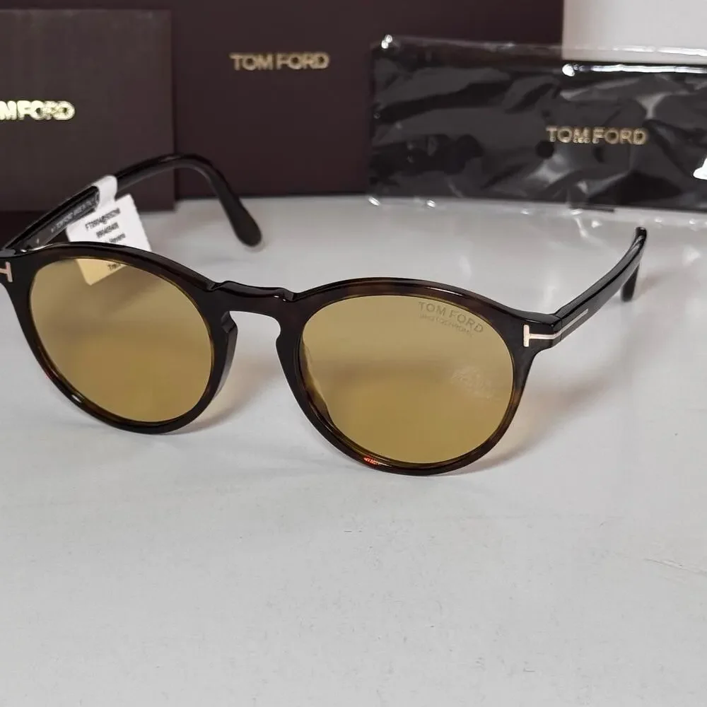 Tom Ford Aurele FT0904 52N Dark Havana Photochromic Sunglasses Men woman unisex